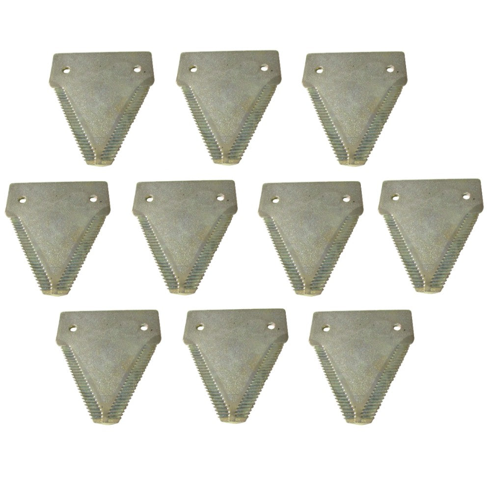 Sickle Sections Under Serrated 10 Pack fits New Holland 489 1495 H457607R1