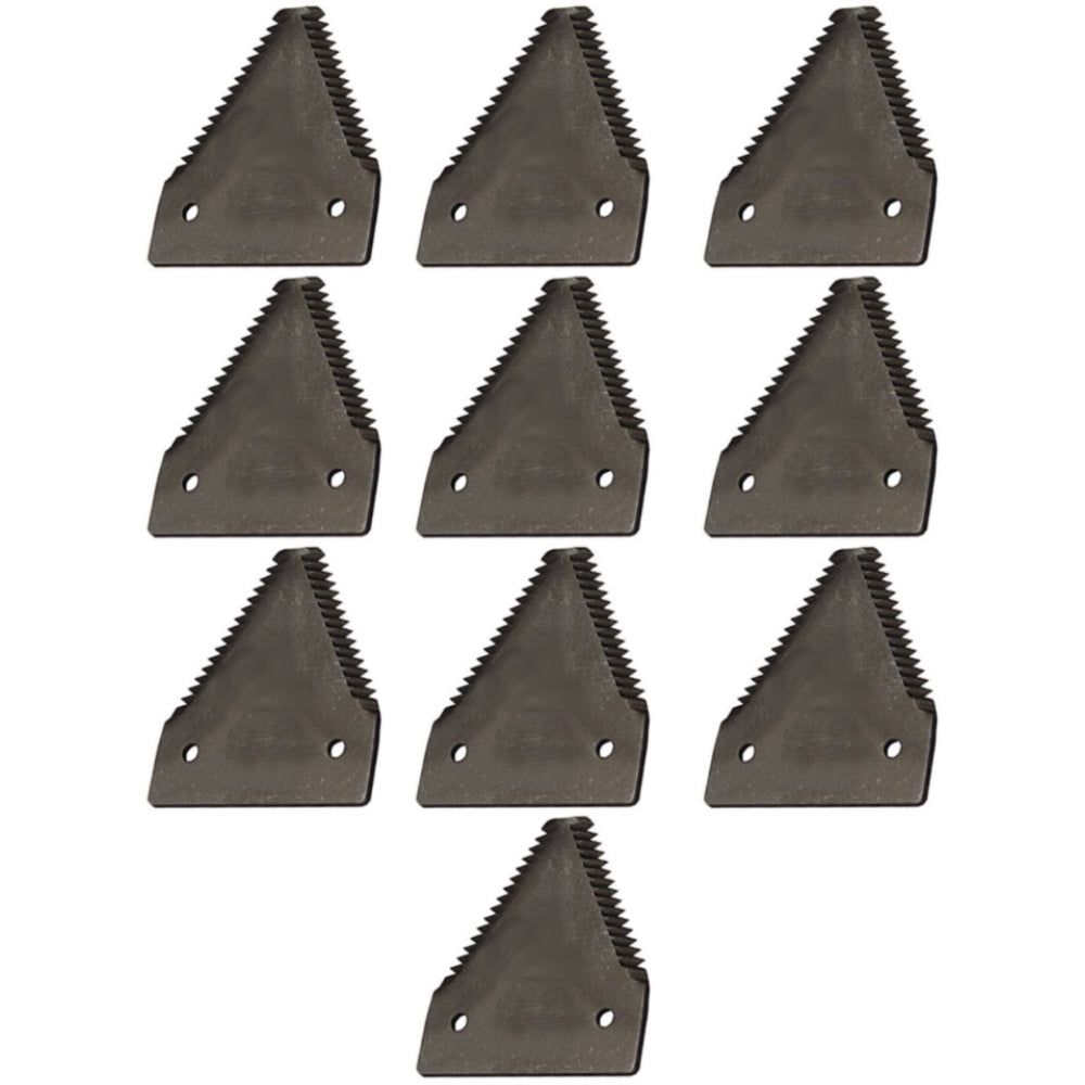 10 Pack Sickle Bar A+ Heavy Super 7 Top Serrated Teeth Blade Sections S20-3407