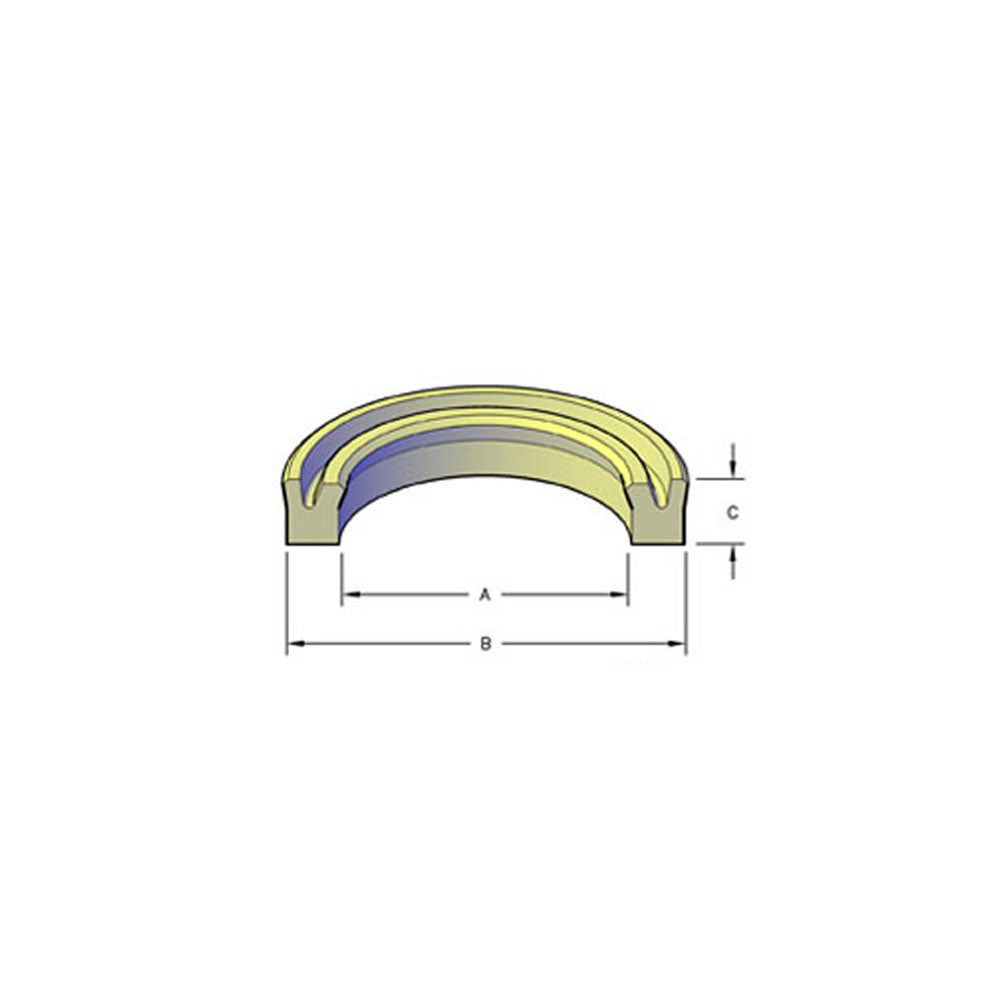 MRU-25X33X6.3-E Metric U-Seals