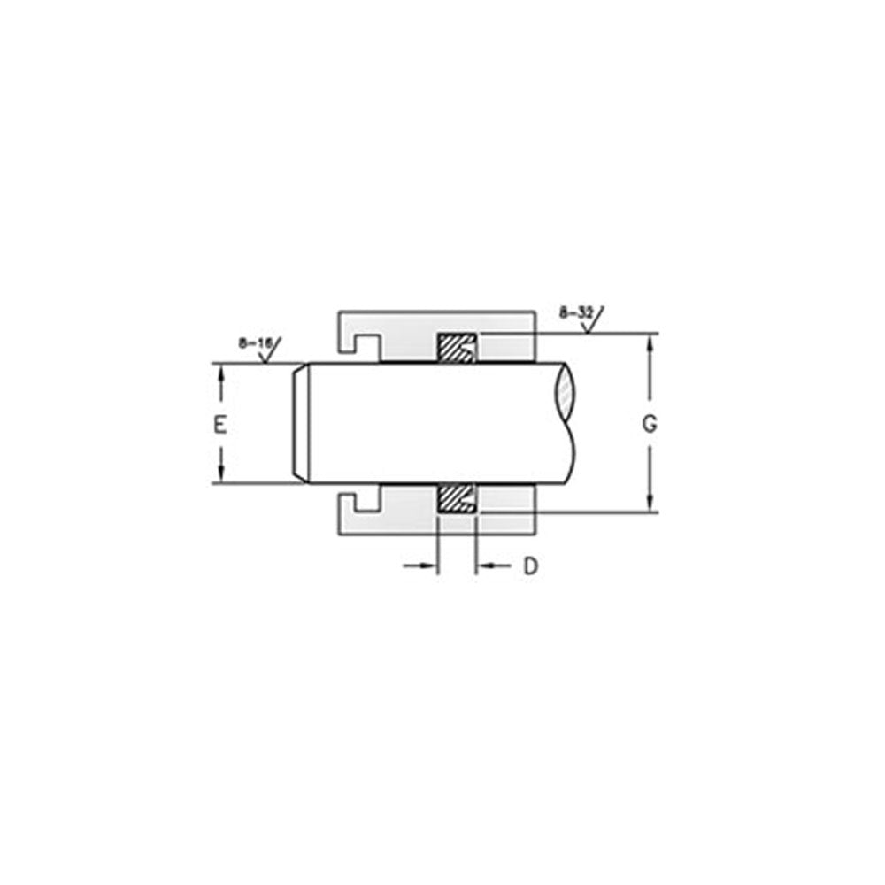 MRU-25X33X6.3-E Metric U-Seals