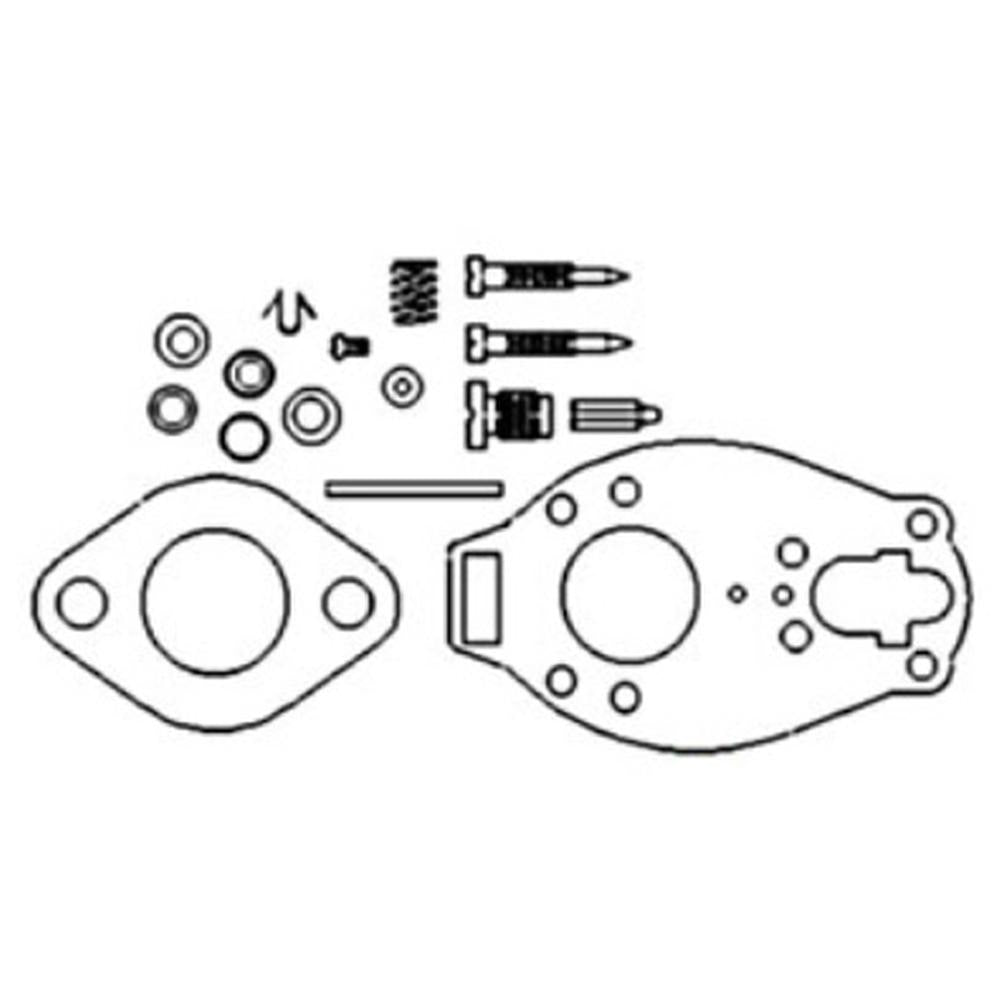 Basic Carburetor Kit MSCK10 Fits John Deere L LA LT Fits Case/IH 1010 140 200