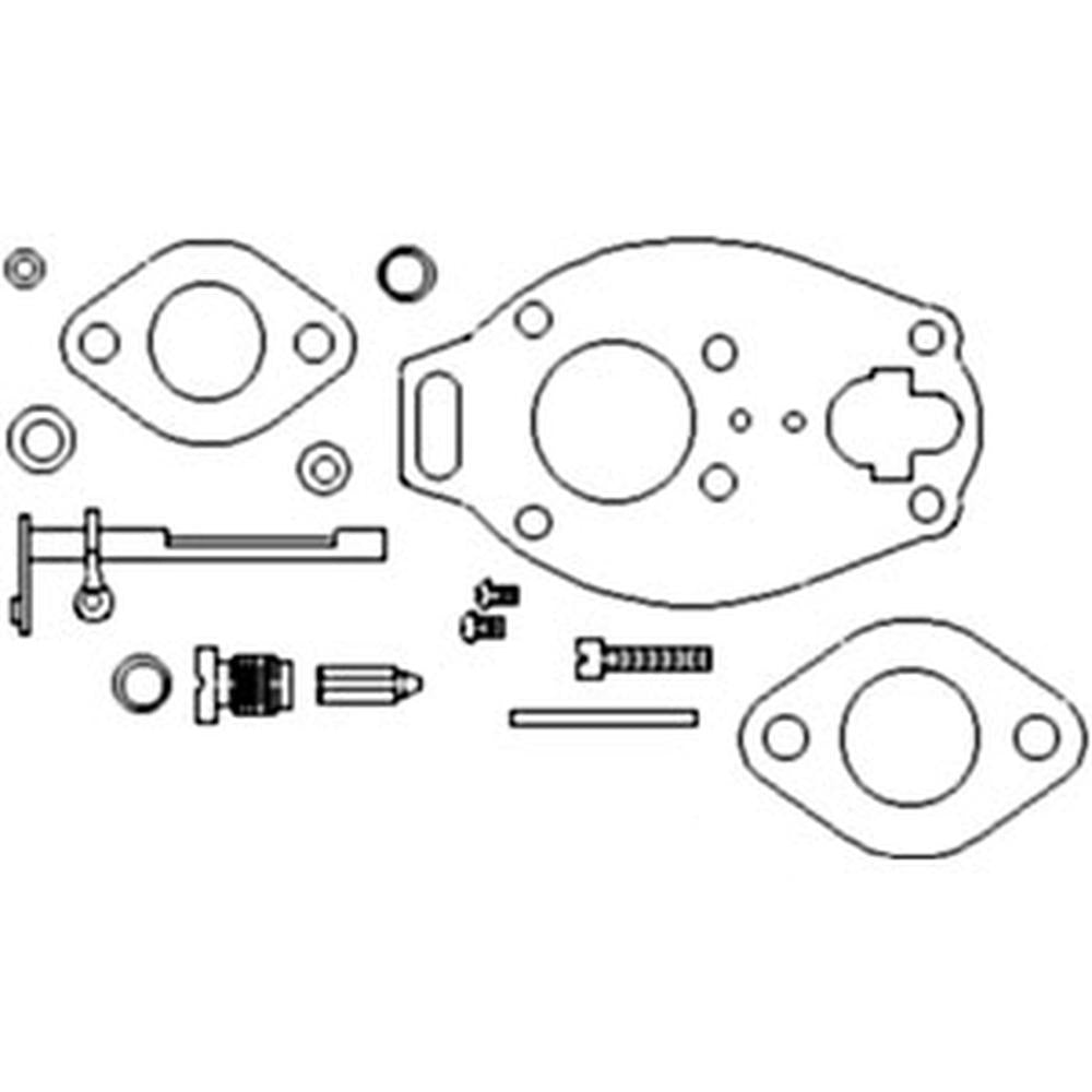 MSCK19 Fits Case-IH Tractor Basic Carburetor Kit 504 BK320 (Marvel Schebler)