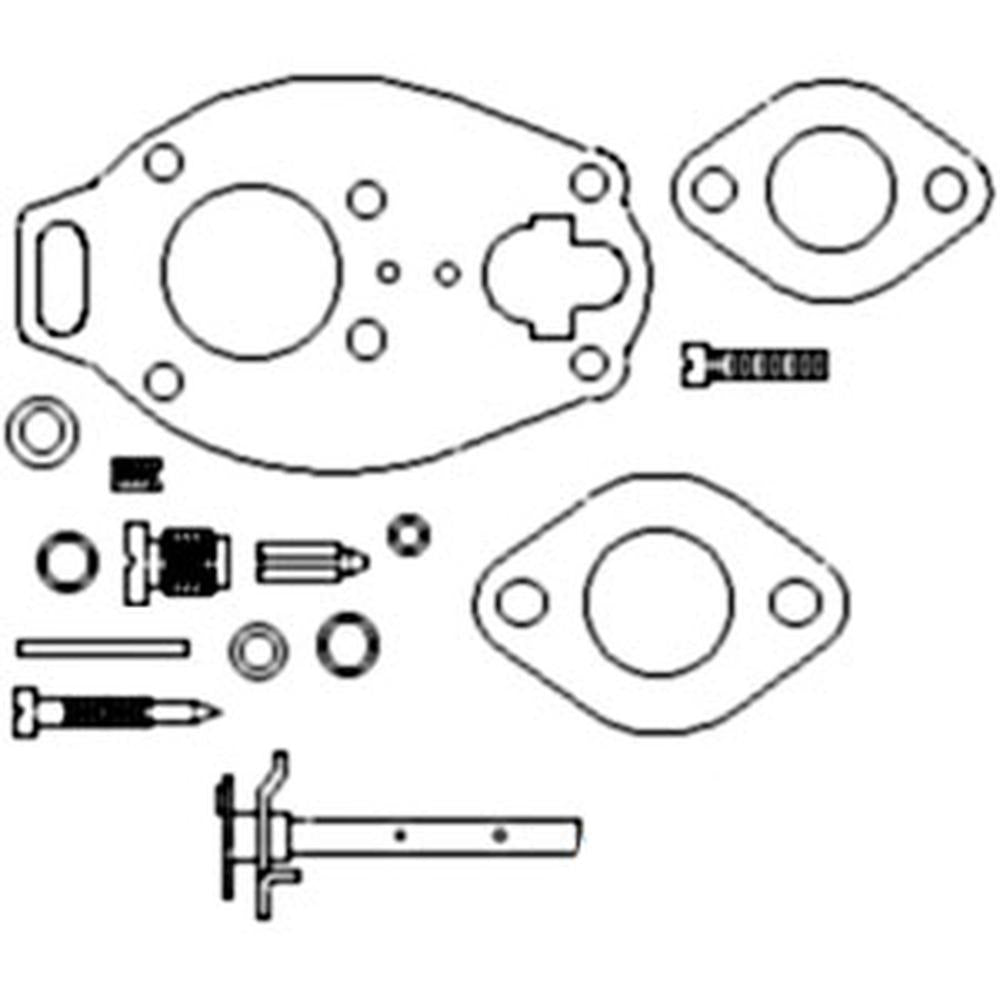 MSCK26 New Carburetor Kit Fits Allis Chalmers D17 WD45