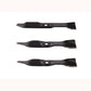 3-pc Mulching Mower Blade Set Fits Cub Cadet Replaces 742-04124