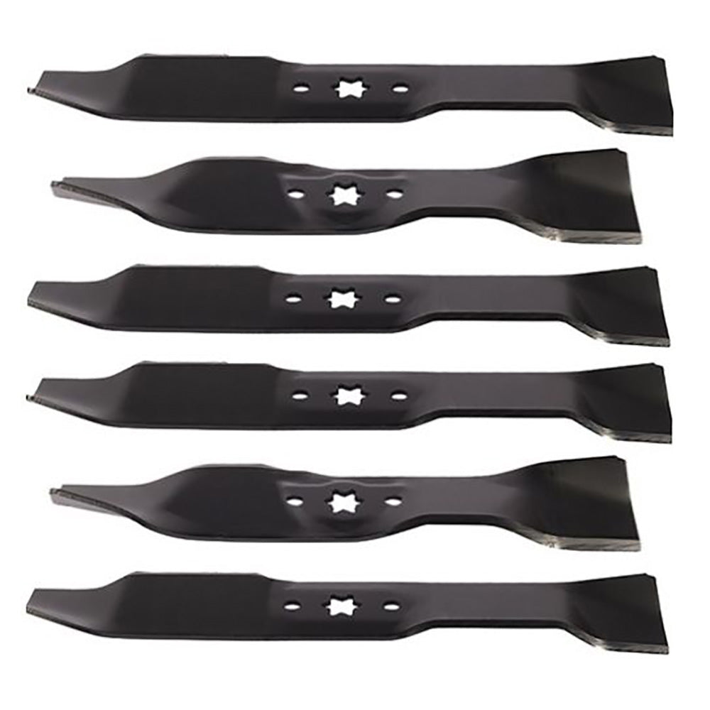 Qty 2: 3-pc Mulching Mower Blade Set Fits Cub Cadet Replaces 742-04124