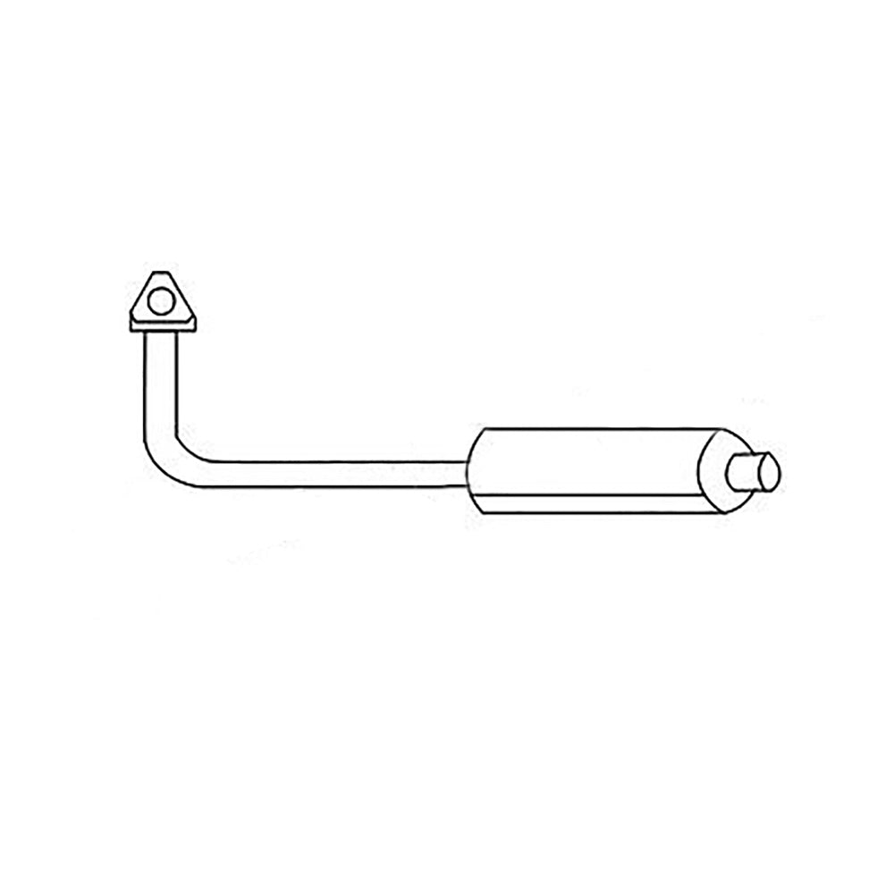 Muffler Fits Massey Ferguson Replaces M132