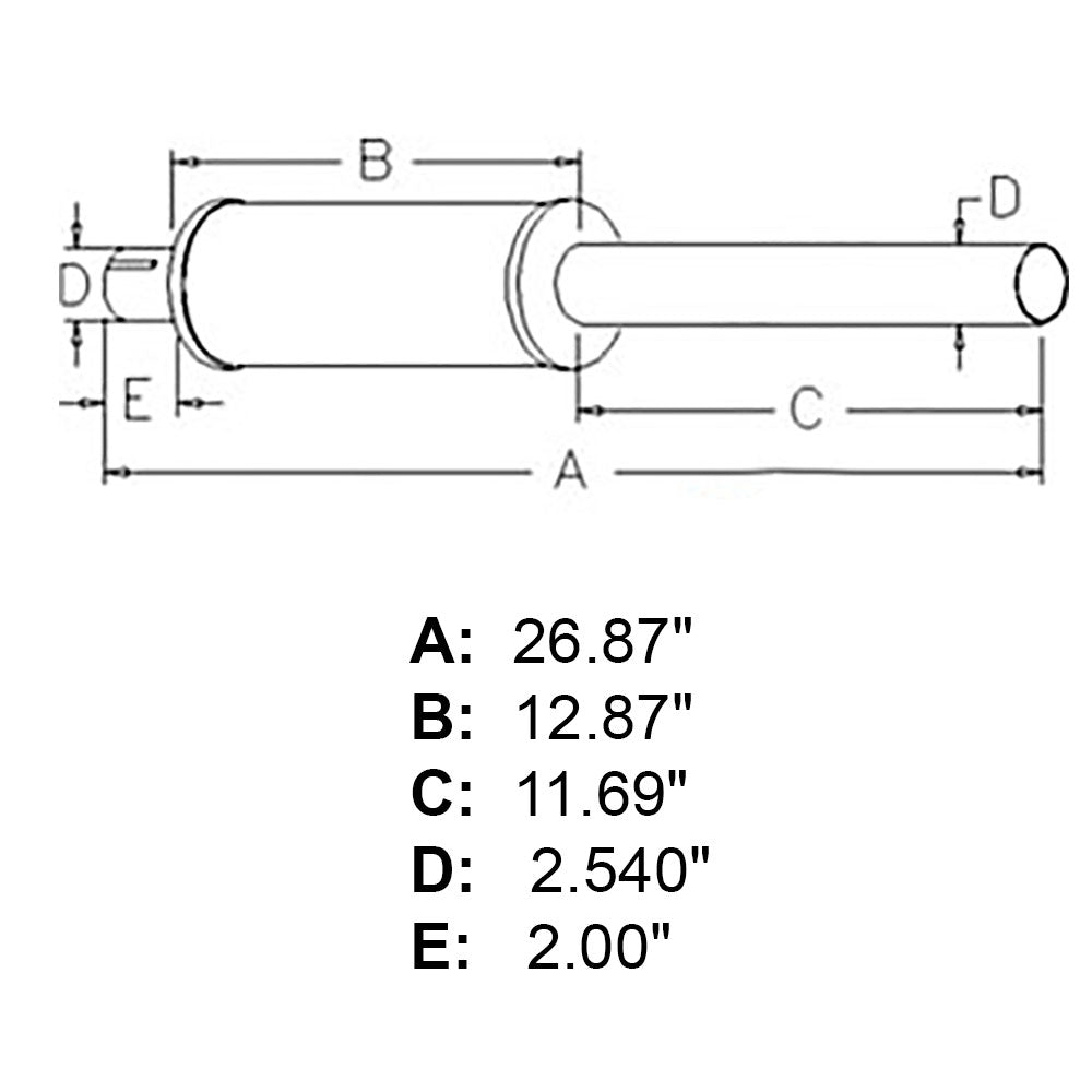 Muffler Fits 454 474 475 574 674 529365R91 529372R1 529372R1-A MTCC-529372R1