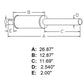 Muffler Fits Case/International Harvester Replaces 529372R1