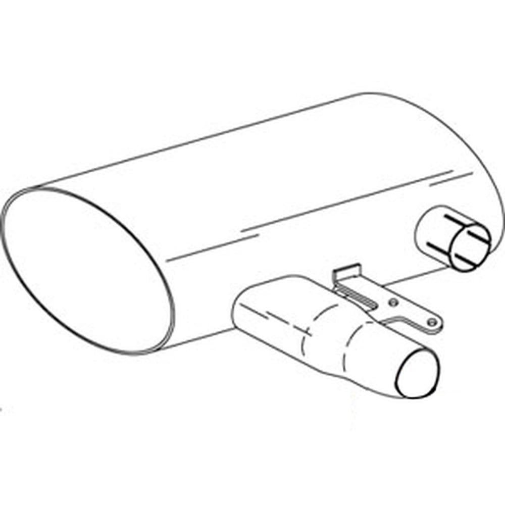5172649 Muffler Fits Ford New Holland TN55 TN60D TN65D TN70F Tractors