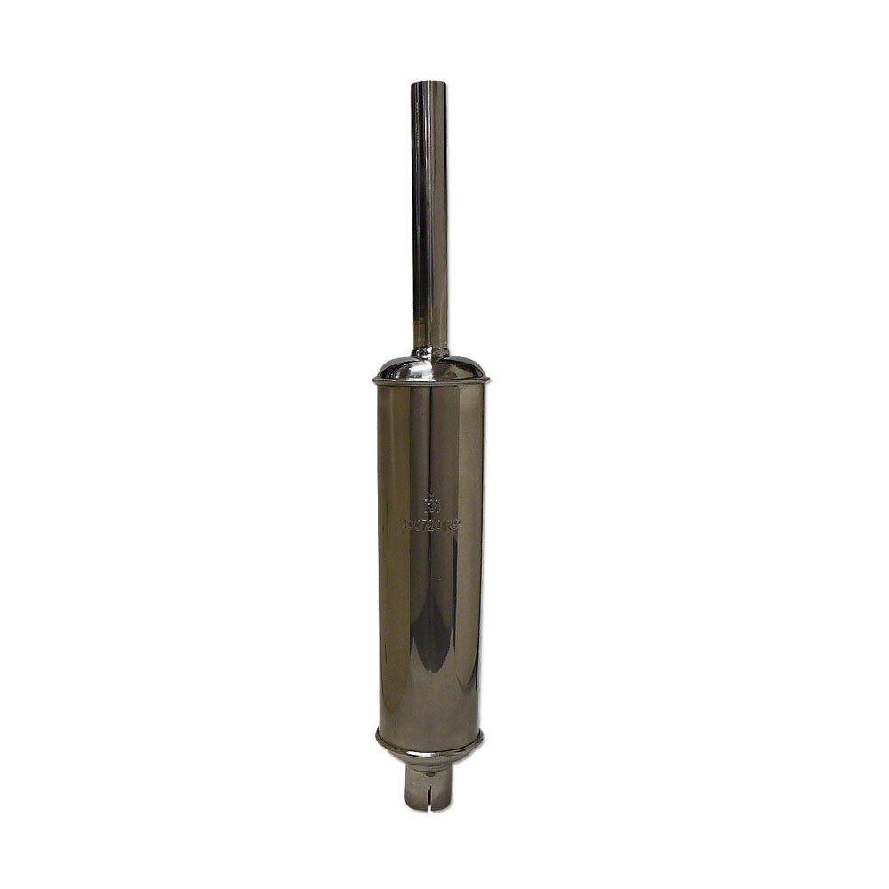 360720R91 Polished Stainless Steel Muffler Fits IH Fits FARMALL Super A B C 130
