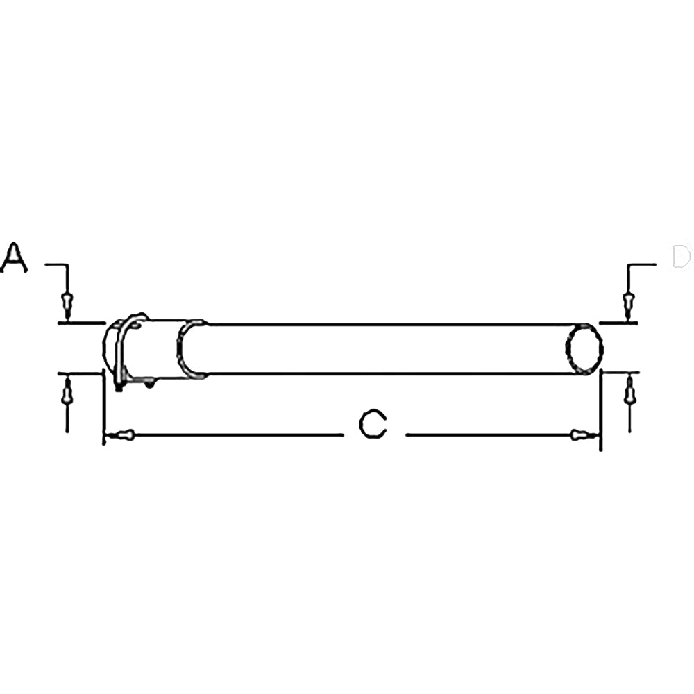 R1620 Tailpipe Fits Ford