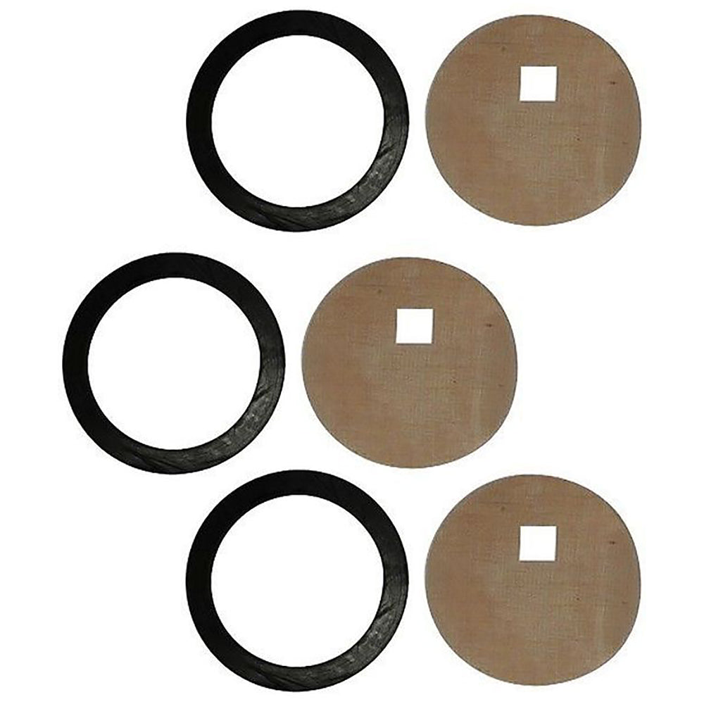 2N9161 Qty 3: Fuel Sediment Bowl Gasket & Screen Set Fits Ford/New Holland