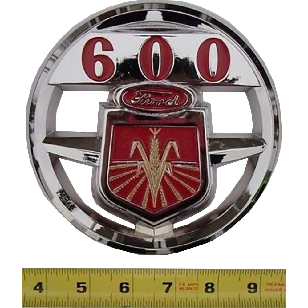 600 SERIES TRACTOR FRONT HOOD EMBLEM NCA16600A Fits Ford