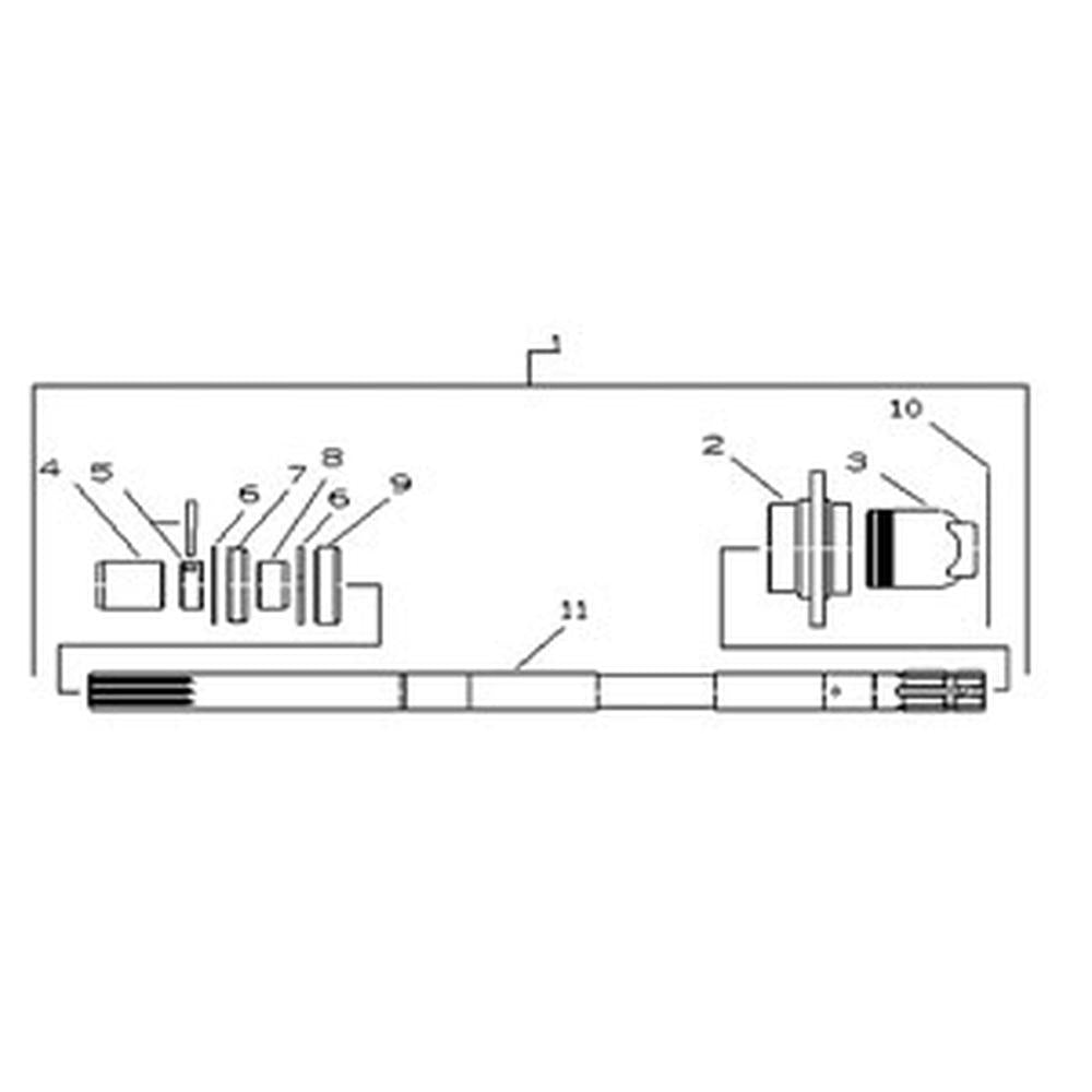 FDS218 Conversion PTO Assembly (1-3/8") Fits Ford