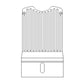 Grille Fits Ford/New Holland Replaces NCA8200A
