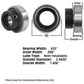 NPC102RPC Tractor Non-Relubri Fits CATable Cylindrical Ball Bearing With Collar