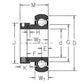 Spherical Ball Bearing Fits GEHL Replaces 057179