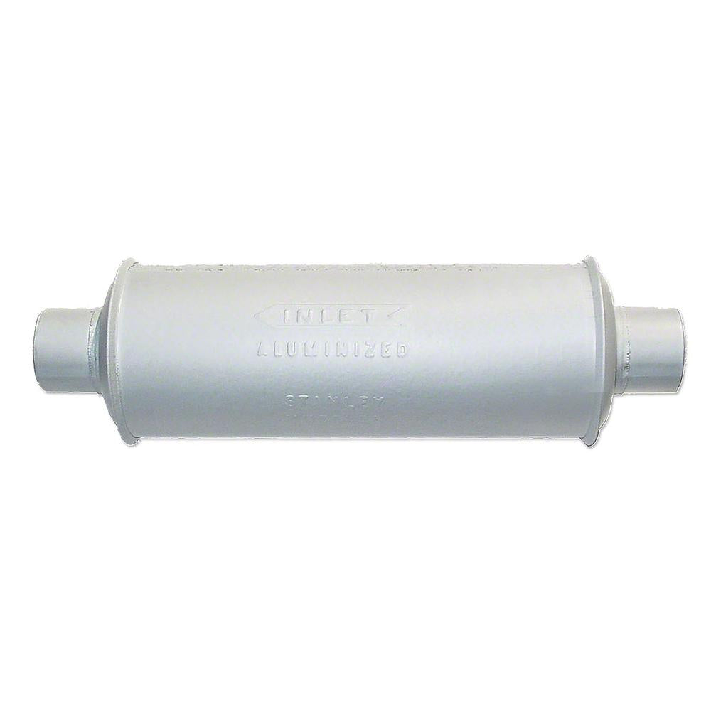 OLS061 Muffler, Horizontal Round Body - Fits Oliver Model 70