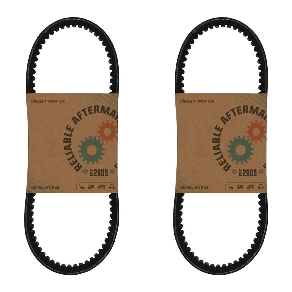 Two New Drive Belts Fits Comet 203597 Torque Converter Murray Go Kart 37X98
