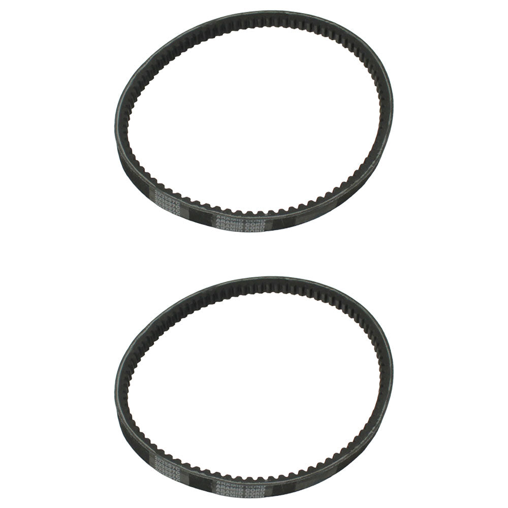 Two New Drive Belts Fits Comet 203597 Torque Converter Murray Go Kart 37X98