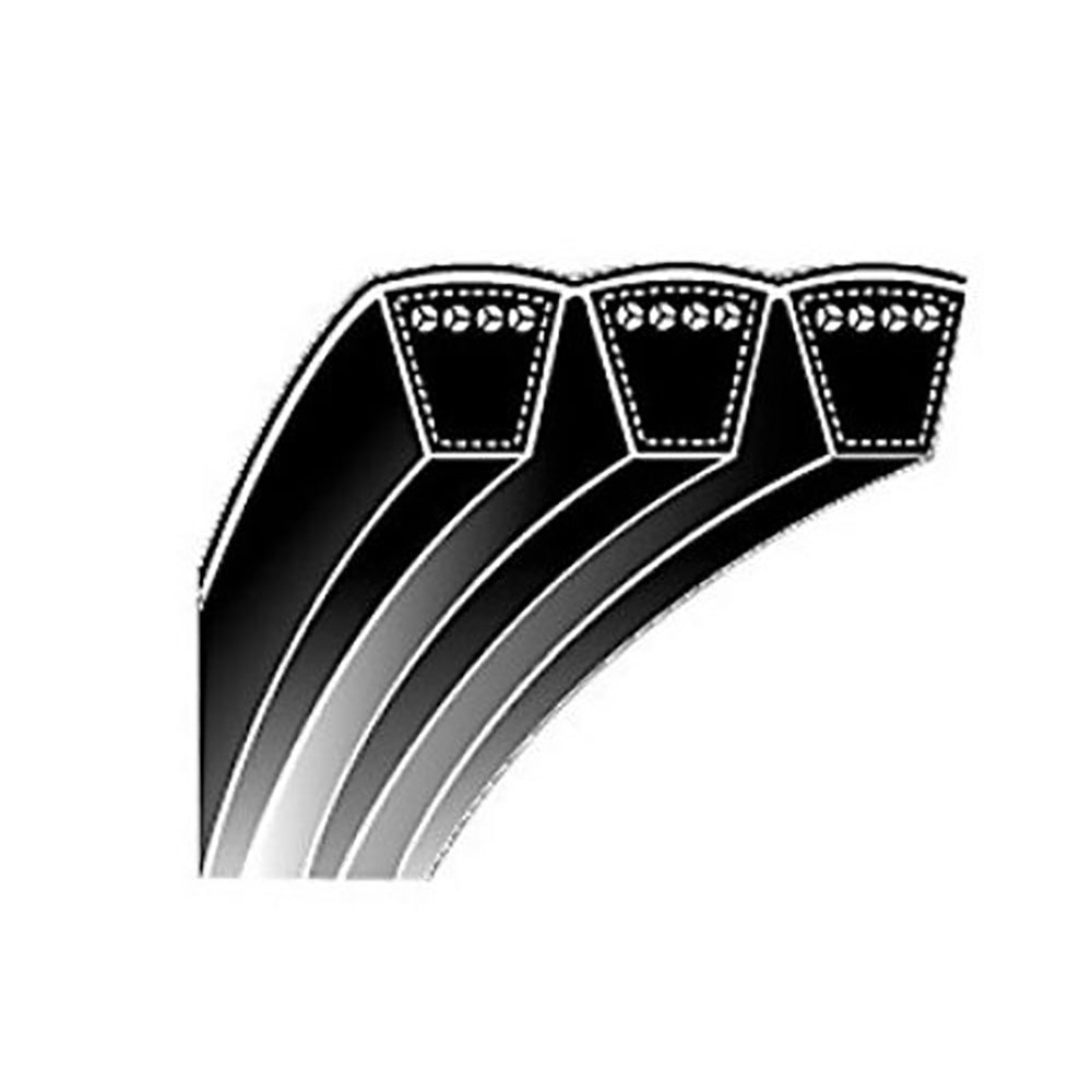 3V500/04 Wedge Banded V-Belt 3/8" x 50" O.C. Length & 21/64" Depth w/o Band