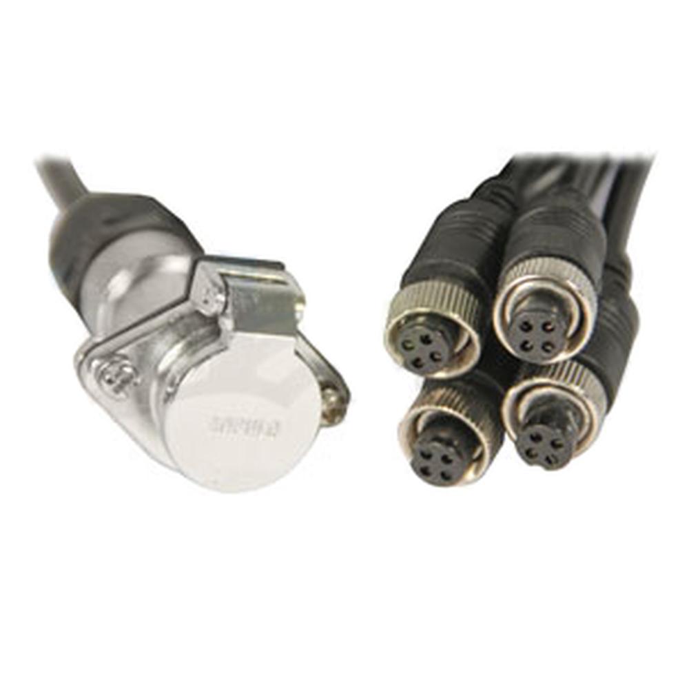 Monitor End Fits CabCam 4 Way Splitter Fits Universal Products Models C104M