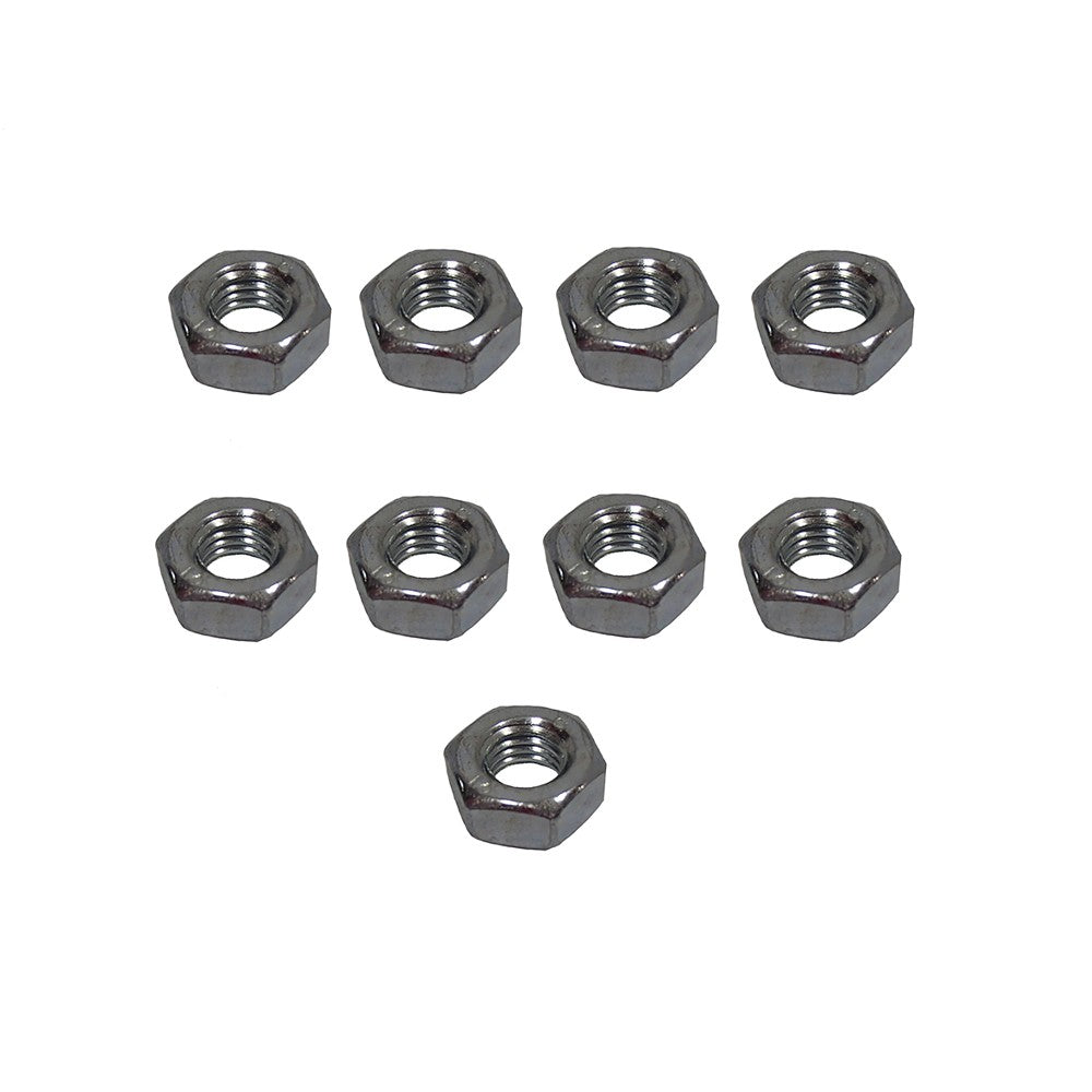 Qty 9: M10-1.5 Hex Nut  Fits Caterpillar Replaces 2Y-5829