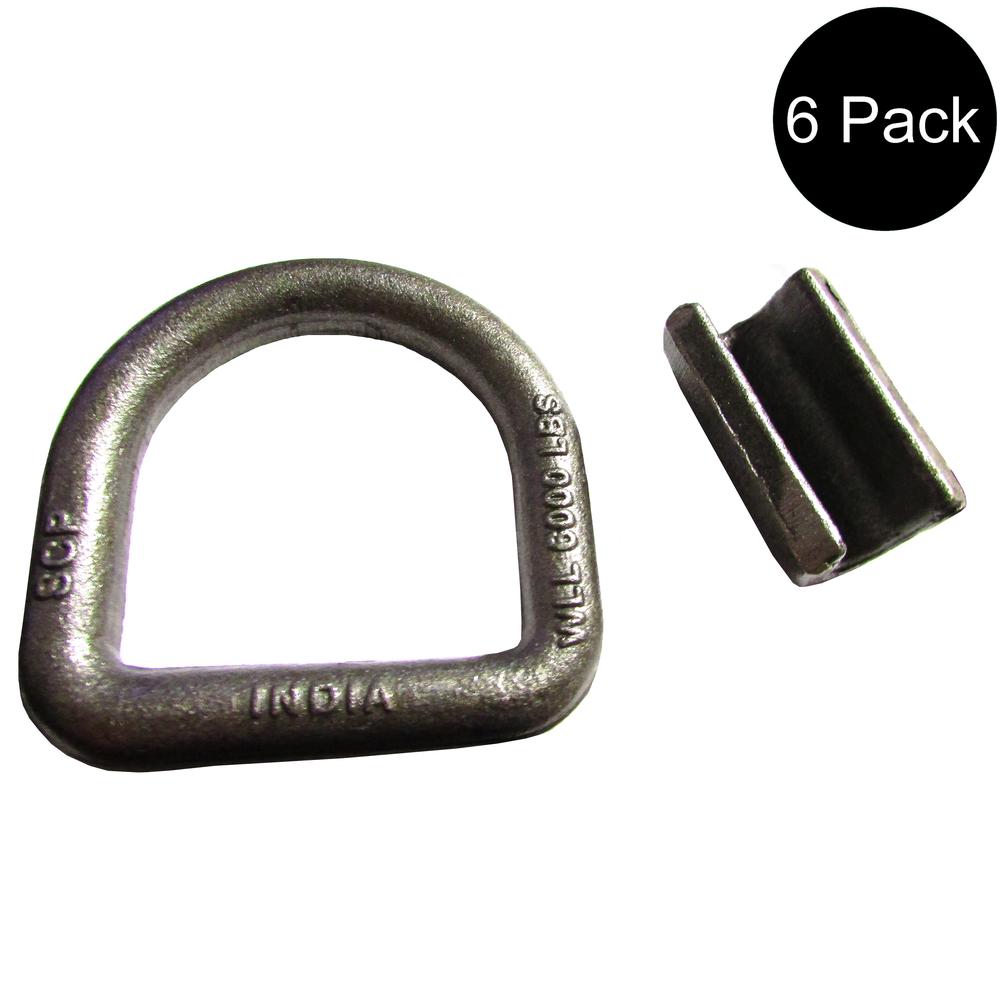Qty 6: 5/8" Weld On D-Ring Fits Universal Products Replaces OTK20-0223_x6