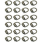 (24 pk) 5/8" Weld On D-Ring 4x4 Recovery Tow Truck Equipment Trailer 18K Rating
