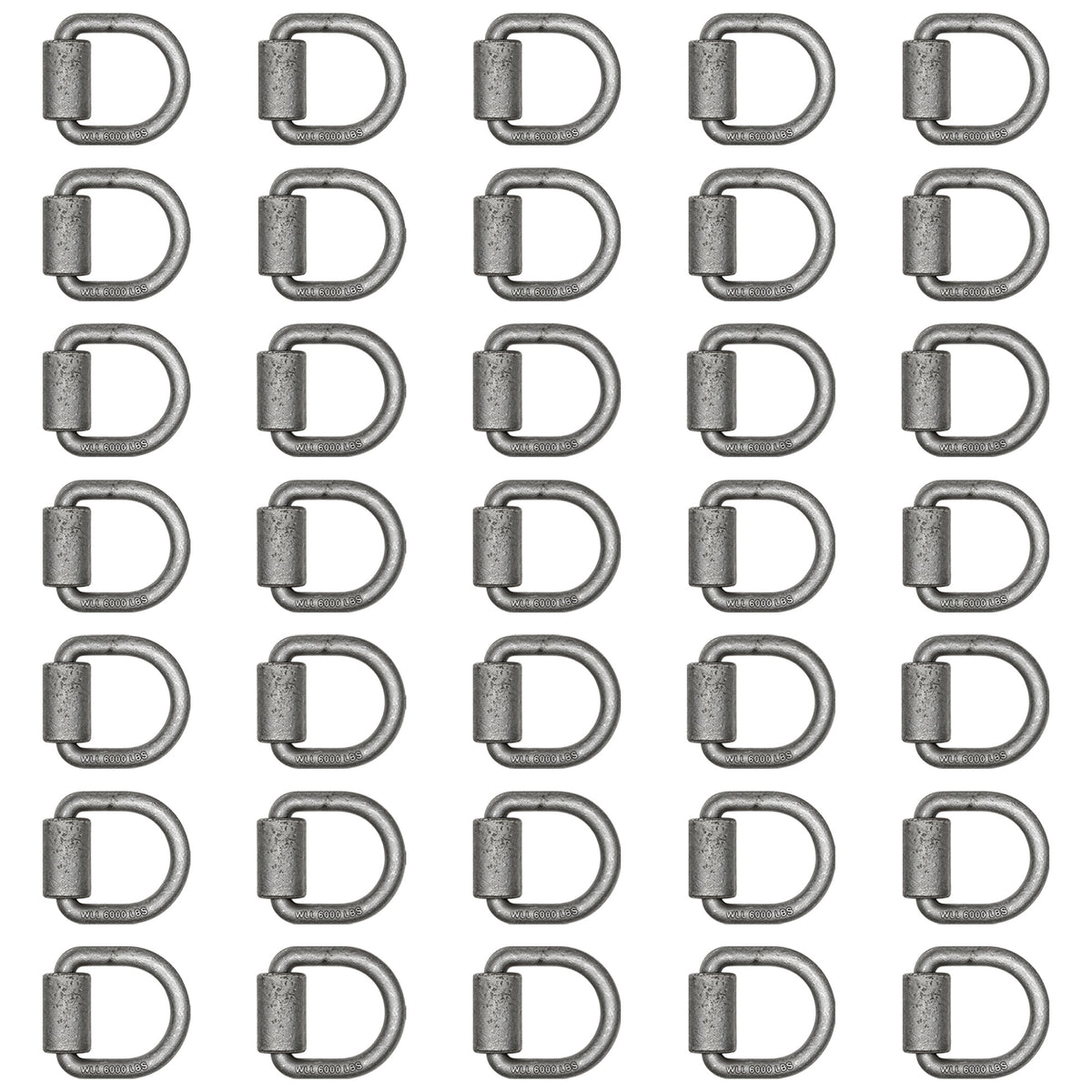 35 New 5/8" Weld-On D-Rings Used For Flatbed Truck or Trailer Tie Down Chain Rope Straps 18,000lb Rated