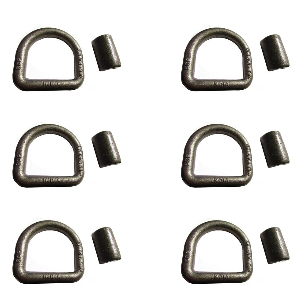 Qty 6: 5/8" Weld On D-Ring Fits Universal Products Replaces OTK20-0223_x6