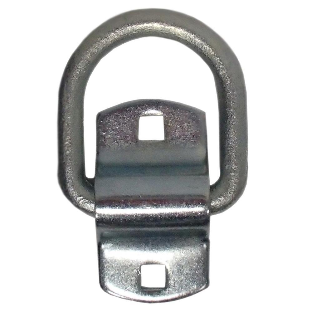 Replacement 1/2" Bolt-on D-Ring & Clip For Farm Equipment ATVs Utility Trailers