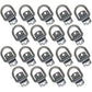 (18)- Bolt-on 1/2" D Rings Trailer Flatbed Truck Tie Down Rope Chain Strap Ring