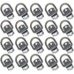 Qty 20: 1/2" Bolt-on D-Ring & Clip Fits Universal Replaces DR050-SC