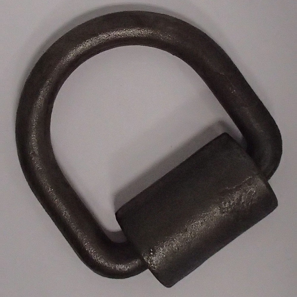 1/2" D Ring Weld-On Flatbed Truck Trailer Ratchet Strap Cargo Tie Down Lashing