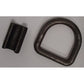 Weld-on 1/2" D Ring Tie Down Rope Loop Zinc 12,000 Rated Trailer Motorcycle ATV