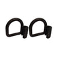 (2) 1/2" D Ring Weld-On Flatbed Truck Trailer Ratchet Strap Cargo Tie Down Ring