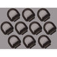 (10) 1/2" D Ring Weld-On Flatbed Truck Trailer Ratchet Strap Cargo Tie Down Ring