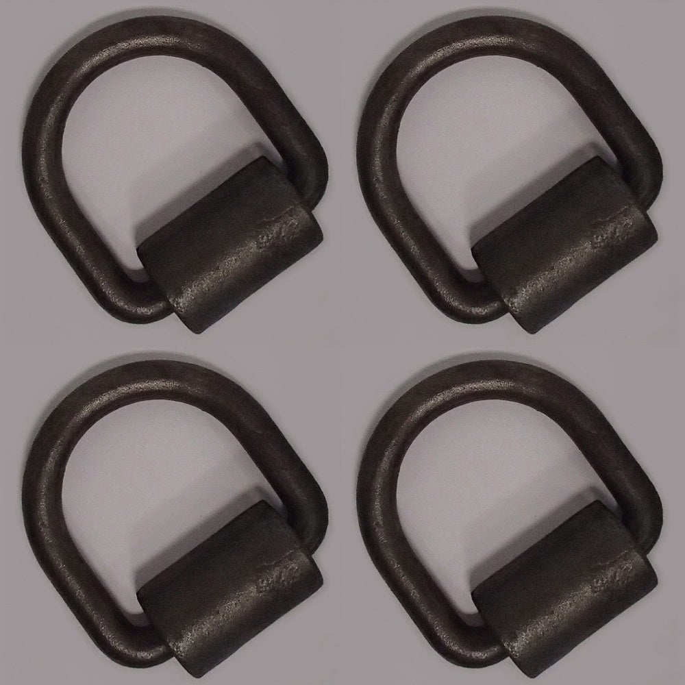 Qty 4: 1/2" Weld On D-Ring Fits Universal Products Replaces DR050-WLD