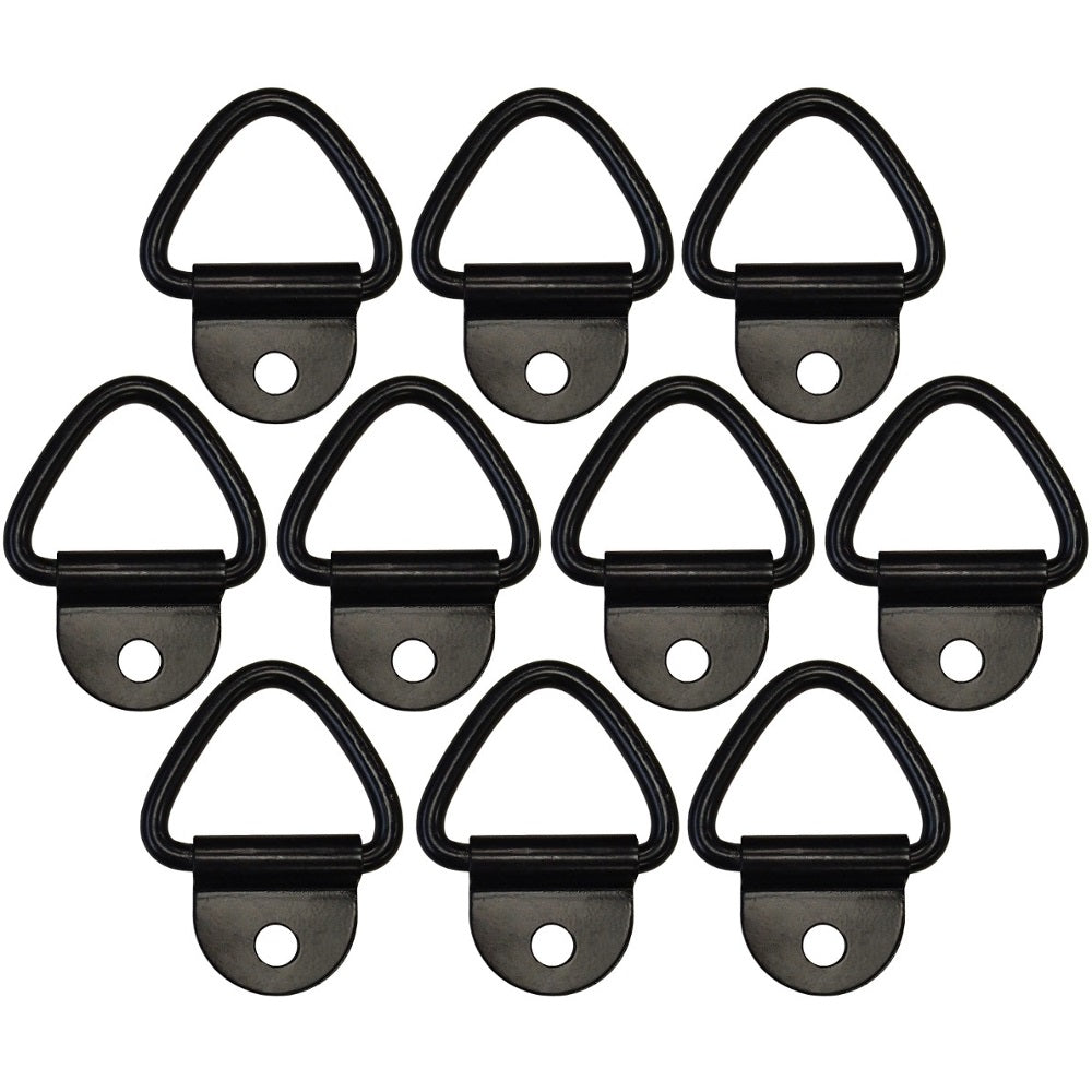 10 D Ring 1/4" Steel Truck Trailer Motorcycle ATV Rope Chain Tie Down 2,400#