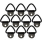Qty 10: 1/4" Bolt On D-Ring Fits Universal Products Replaces 1000116