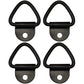 Qty 4: 1/4" Bolt On D-Ring Fits Universal Products Replaces 1000116
