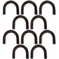 Qty 10: 1/2" Weld-On Loop Style D-Ring Fits Universal Products Replaces DRING