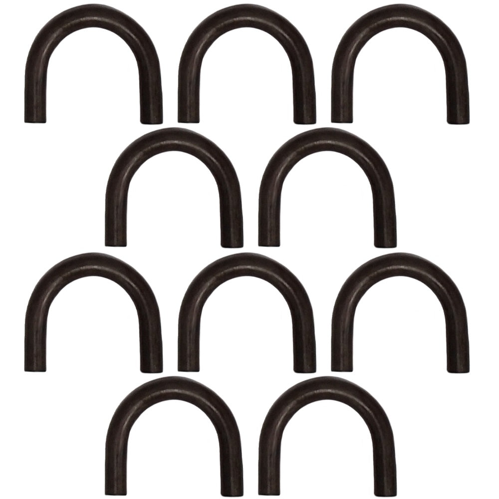 Set of Ten (10) 1/2" Thick  3" x 2" D Rings for Rope Chain Tie Down Weld Trailer