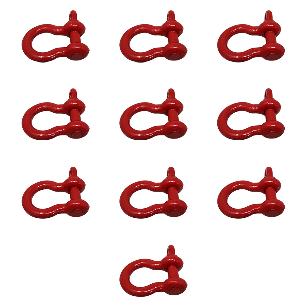 (10) 3/4" Shackle Screw Pin Clevis Anchor Bow Shackles Sling Cable Chain Rigging