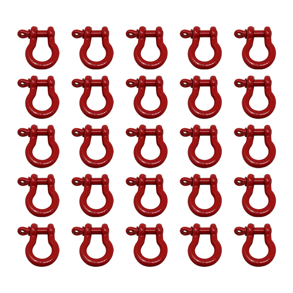 (25) 3/4" Shackle Screw Pin Clevis Anchor Bow Shackles Sling Cable Chain Rigging