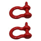 Two 3/4" Screw Pin Shackles Clevis D Ring Anchor 3.25 TON Lifting Ring Excavator