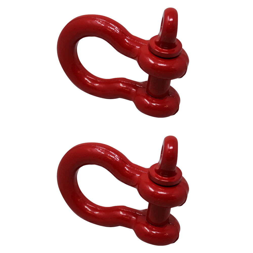 Two New .75" Shackle D-Rings (with Pins) for Rope Cable Chain Rigging 3-1/4 WLL