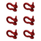 6x 3/4" Shackle Screw Pin Clevis Anchor Bow Shackles Sling Cable Chain Rigging