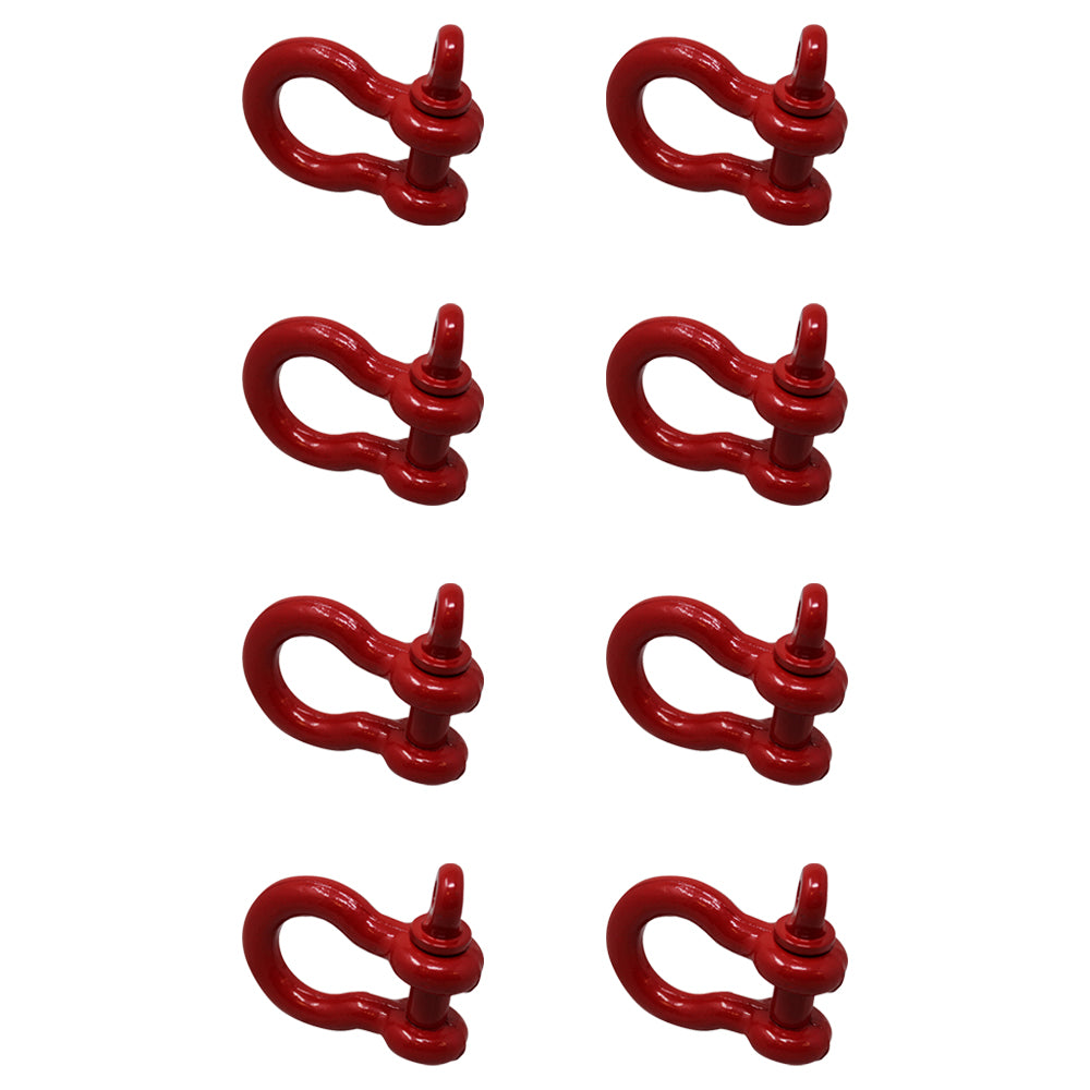 8x 3/4" Shackle Screw Pin Clevis Anchor Bow Shackles f Sling Cable Chain Rigging